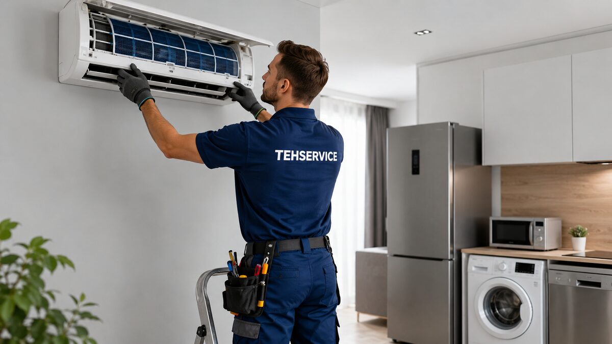 Майстер Tehservice обслуговує побутову техніку та кондиціонер
